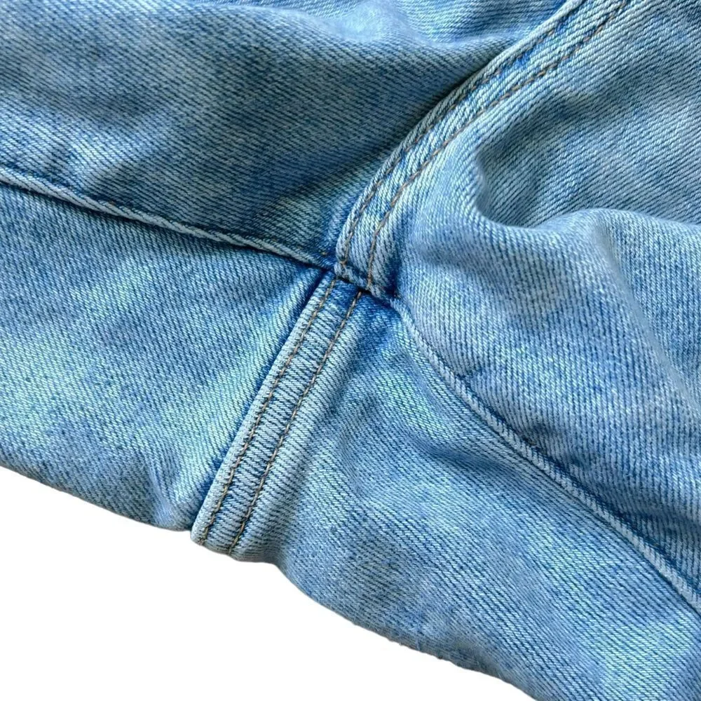 Lane Bryant Flex Magic Waistband High Rise Straight Color Block Crop Jeans